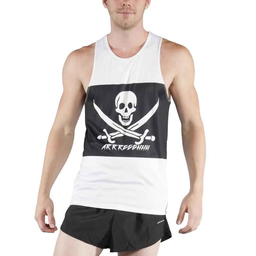 Men's Competitor Lite Printed Singlet - The Cap'n