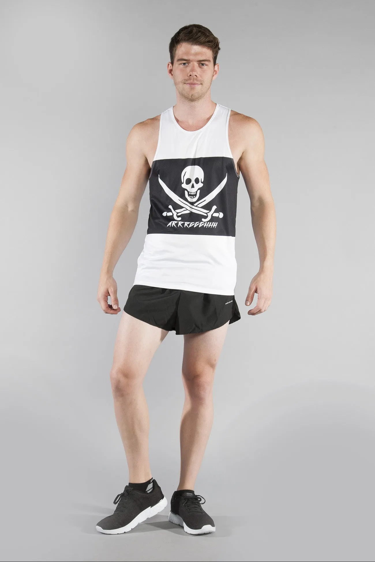 Men's Competitor Lite Printed Singlet - The Cap'n