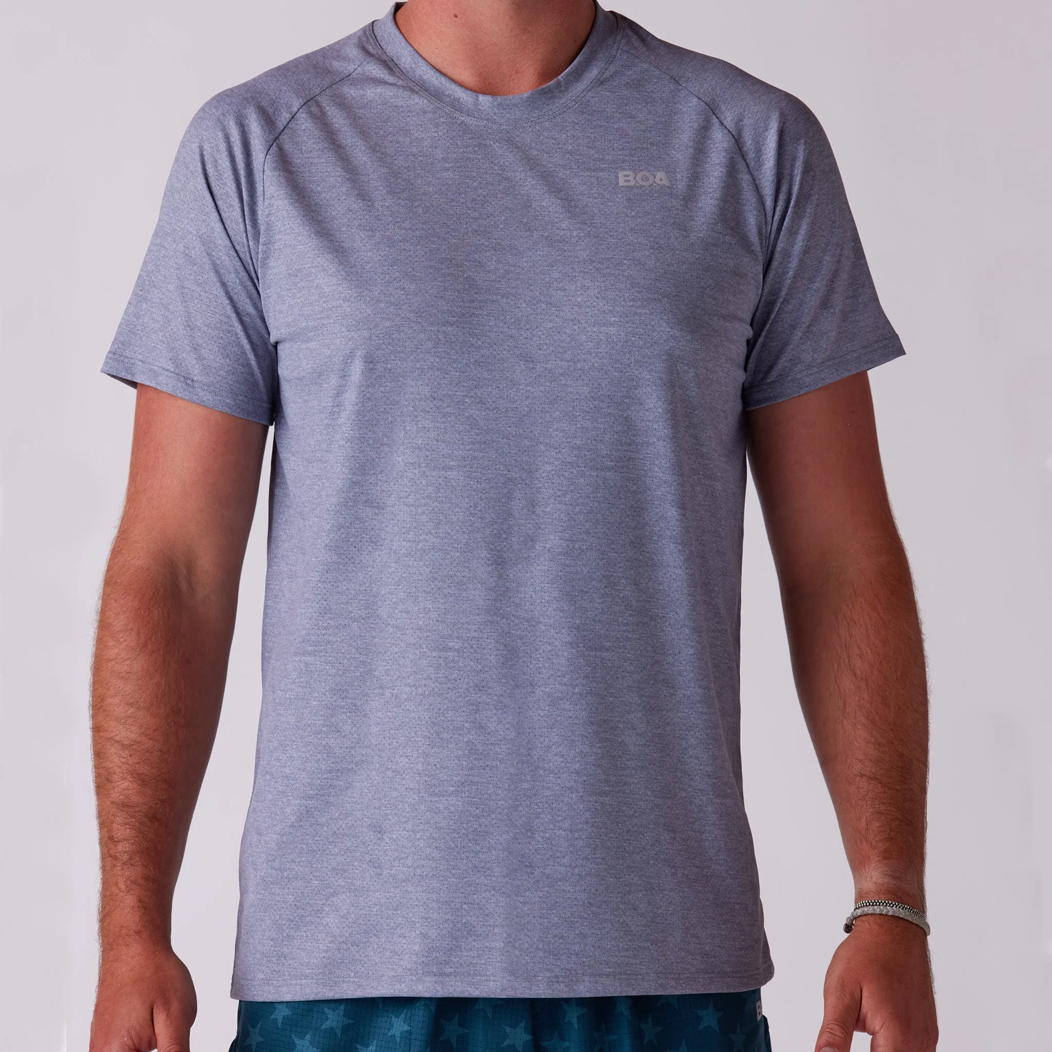 Men's Vapor Lite Triumph SS Tee - Heather Grey