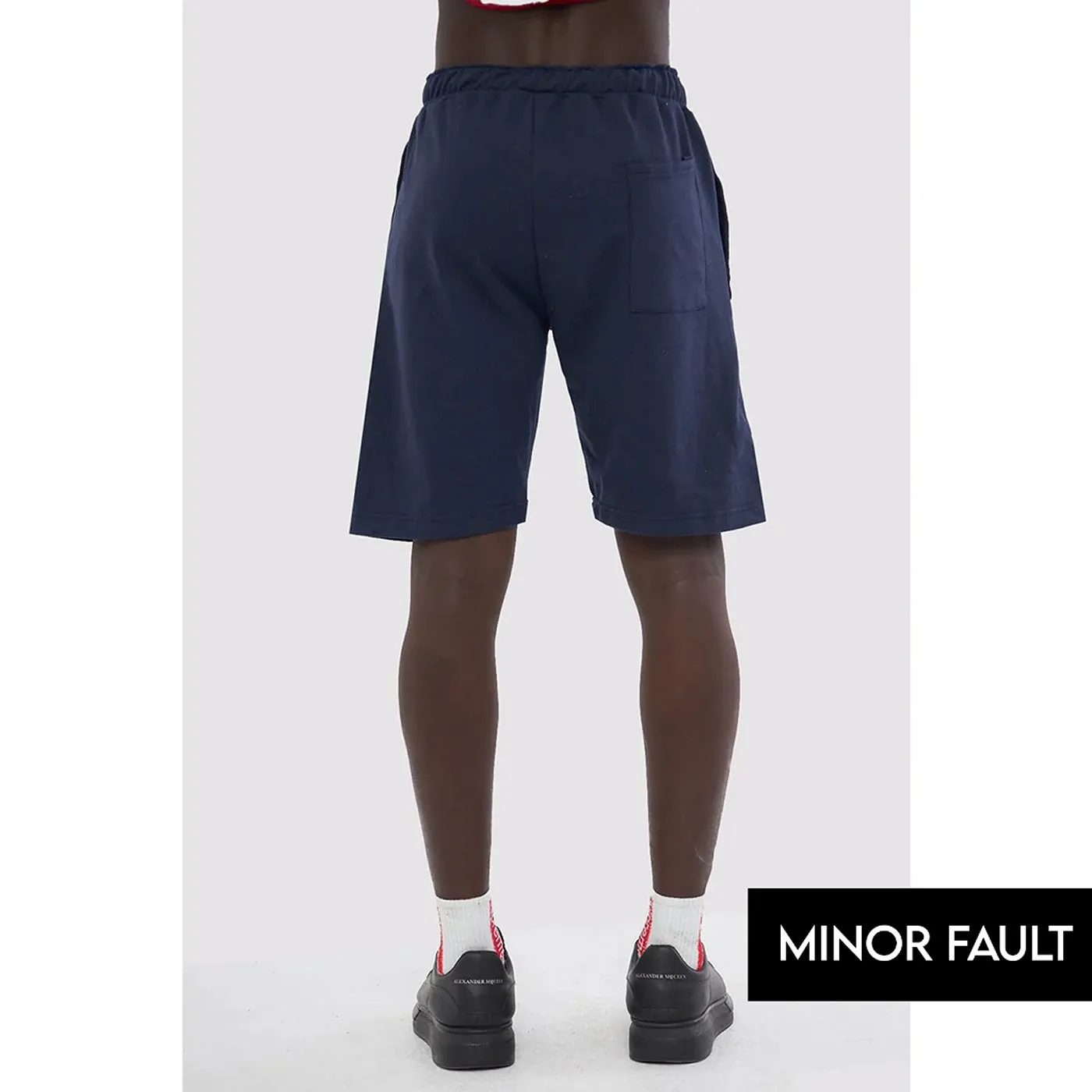 (Minor Fault) Navy Relaxed Fit Shorts