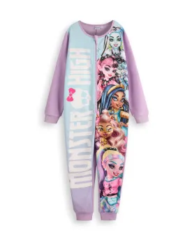 Monster High Character Leg Girls Purple Onesie