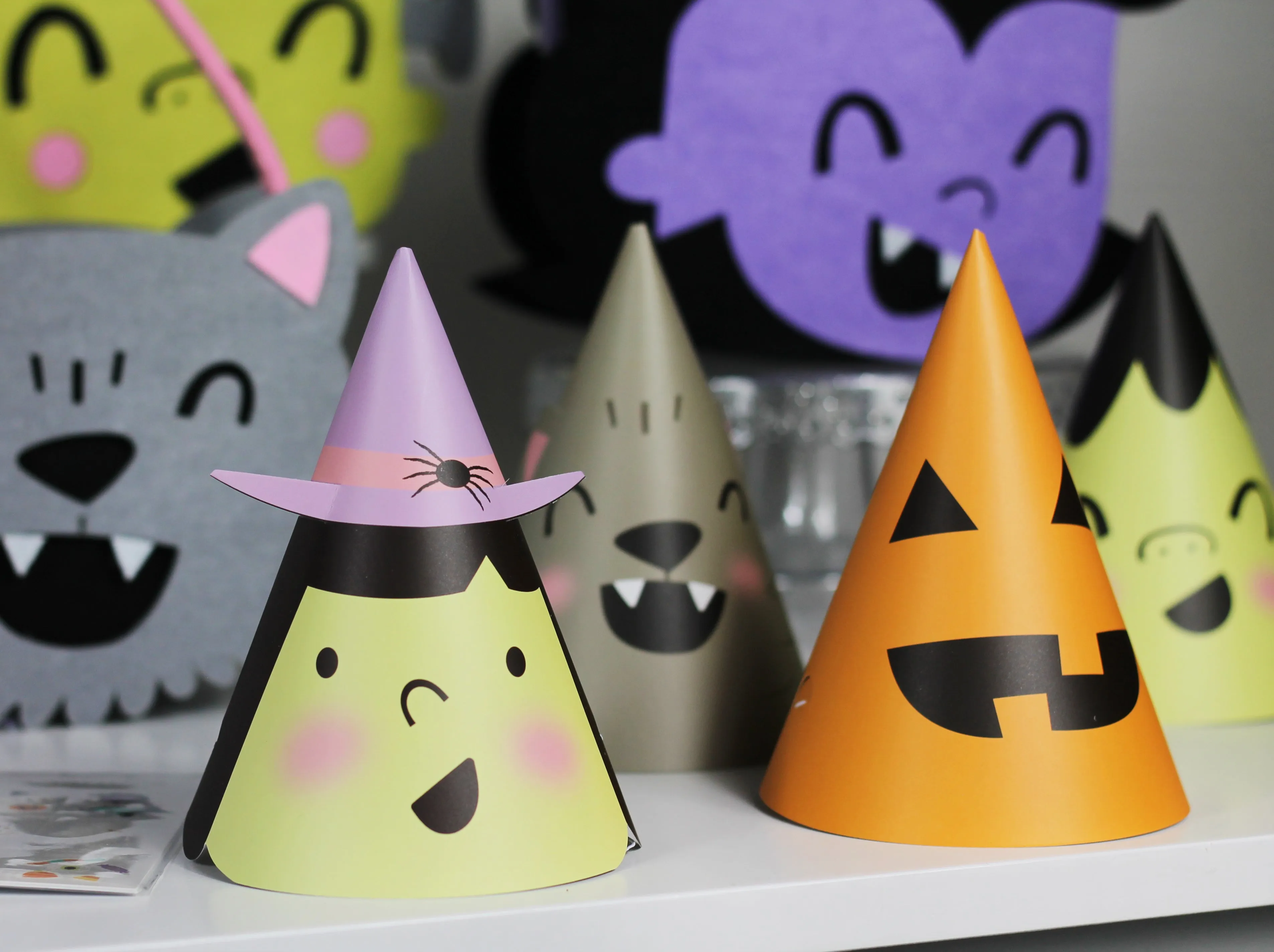 Monster Mash Hats, 12 Ct