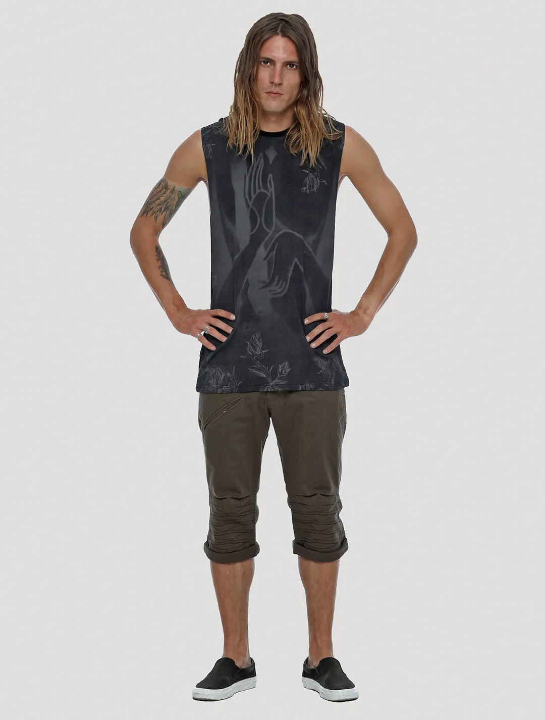 Mudra Hoodie Sleeveless Tee