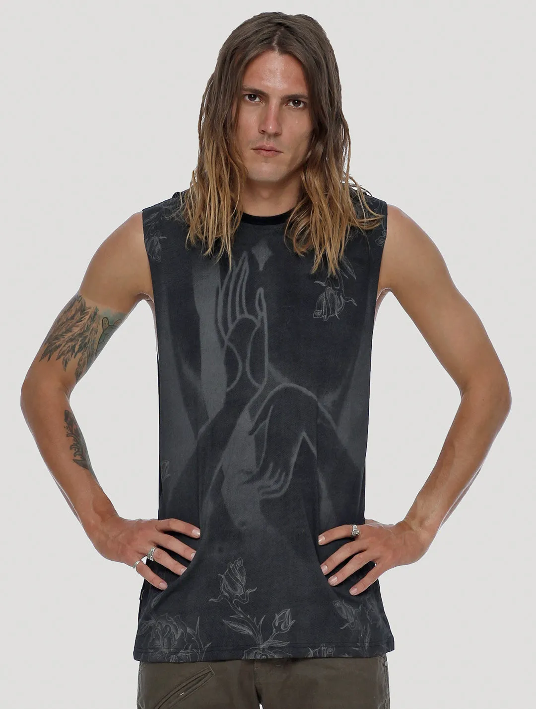 Mudra Hoodie Sleeveless Tee