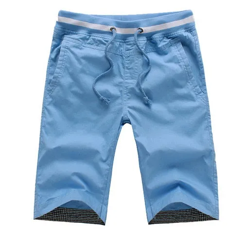 new arrivals cotton men shorts beach slim fit