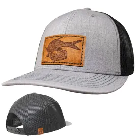 OE - Performance Trucker Hat - Twisting Tarpon Leather Patch