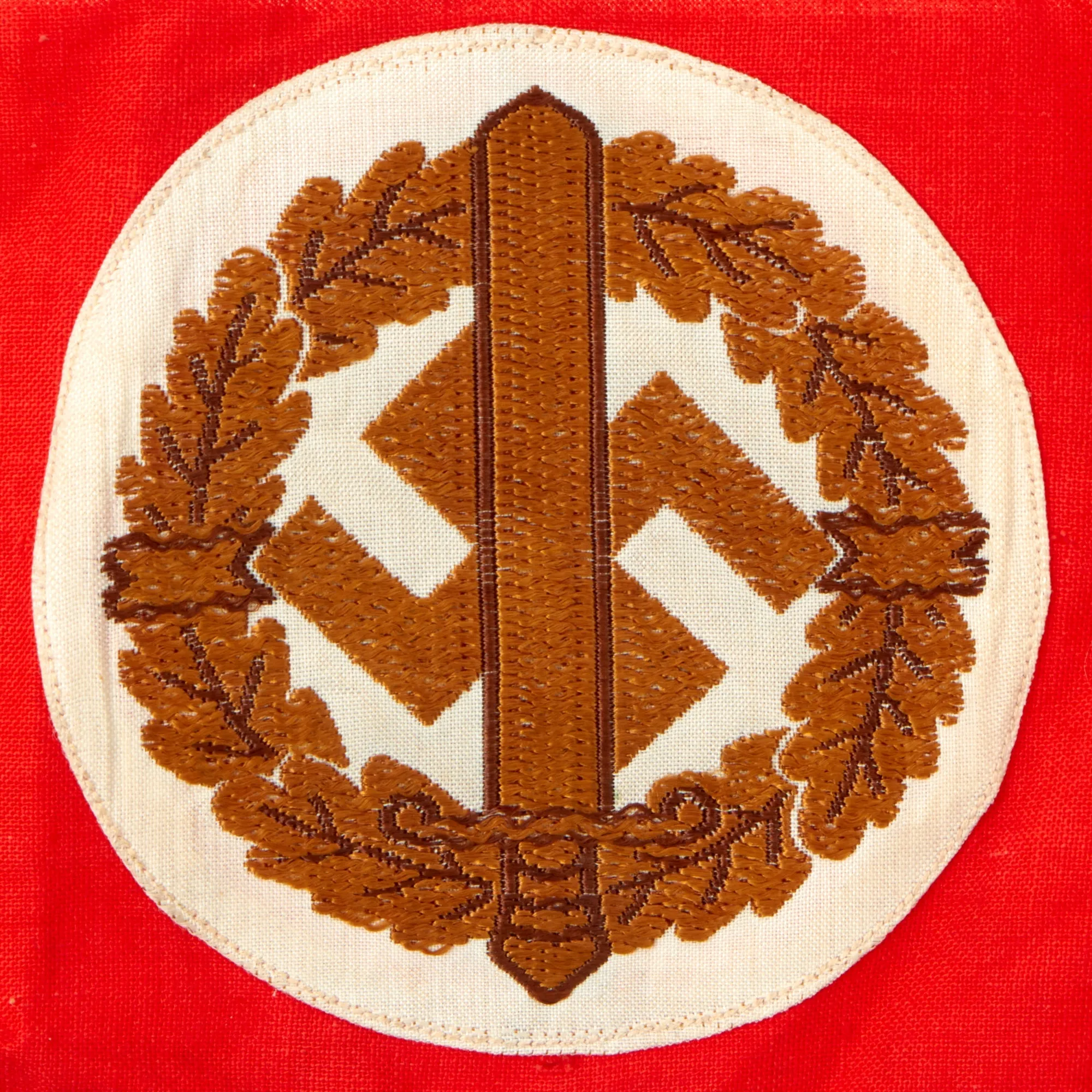 Original German WWII SA Wehrmannschaft Armband with Paper RZM Tag - RZM A4 / (B. 18/1743)