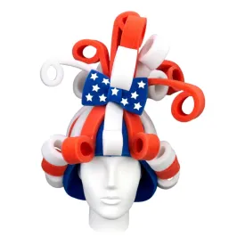 Patriotic Rollers Wig