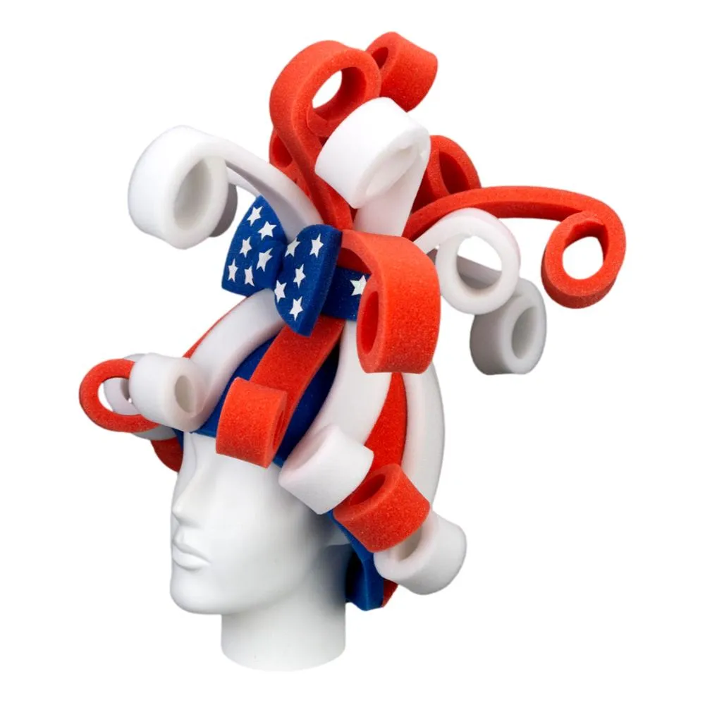 Patriotic Rollers Wig