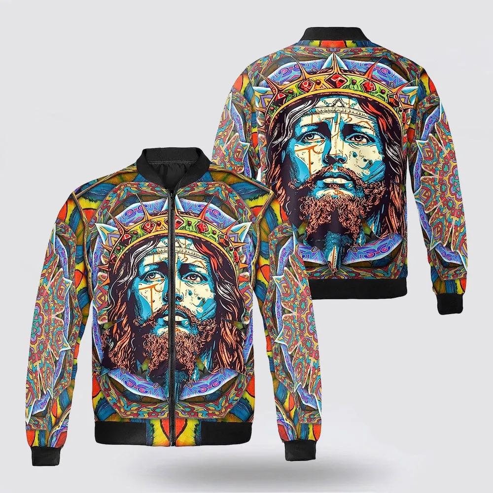 Personalized Name Christian Jesus Christ Bomber Jacket For Men Women