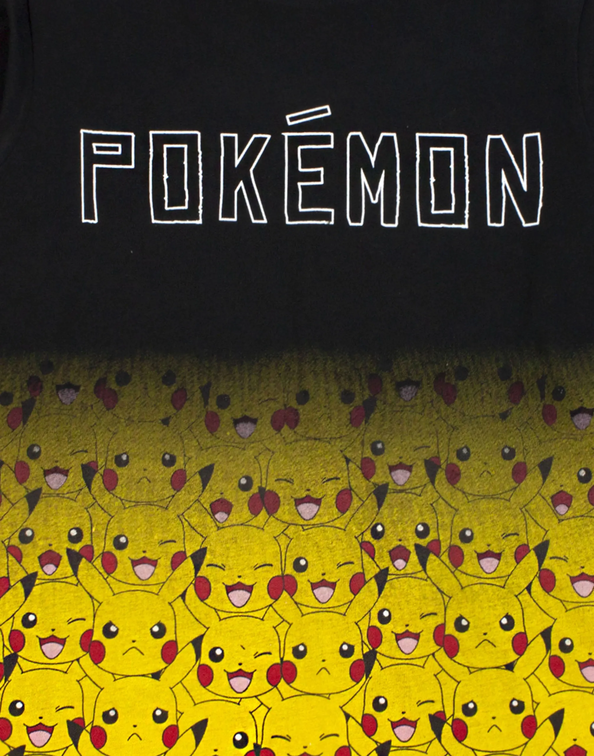 Pokemon Pikachu Boys Black Long Sleeved T-Shirt