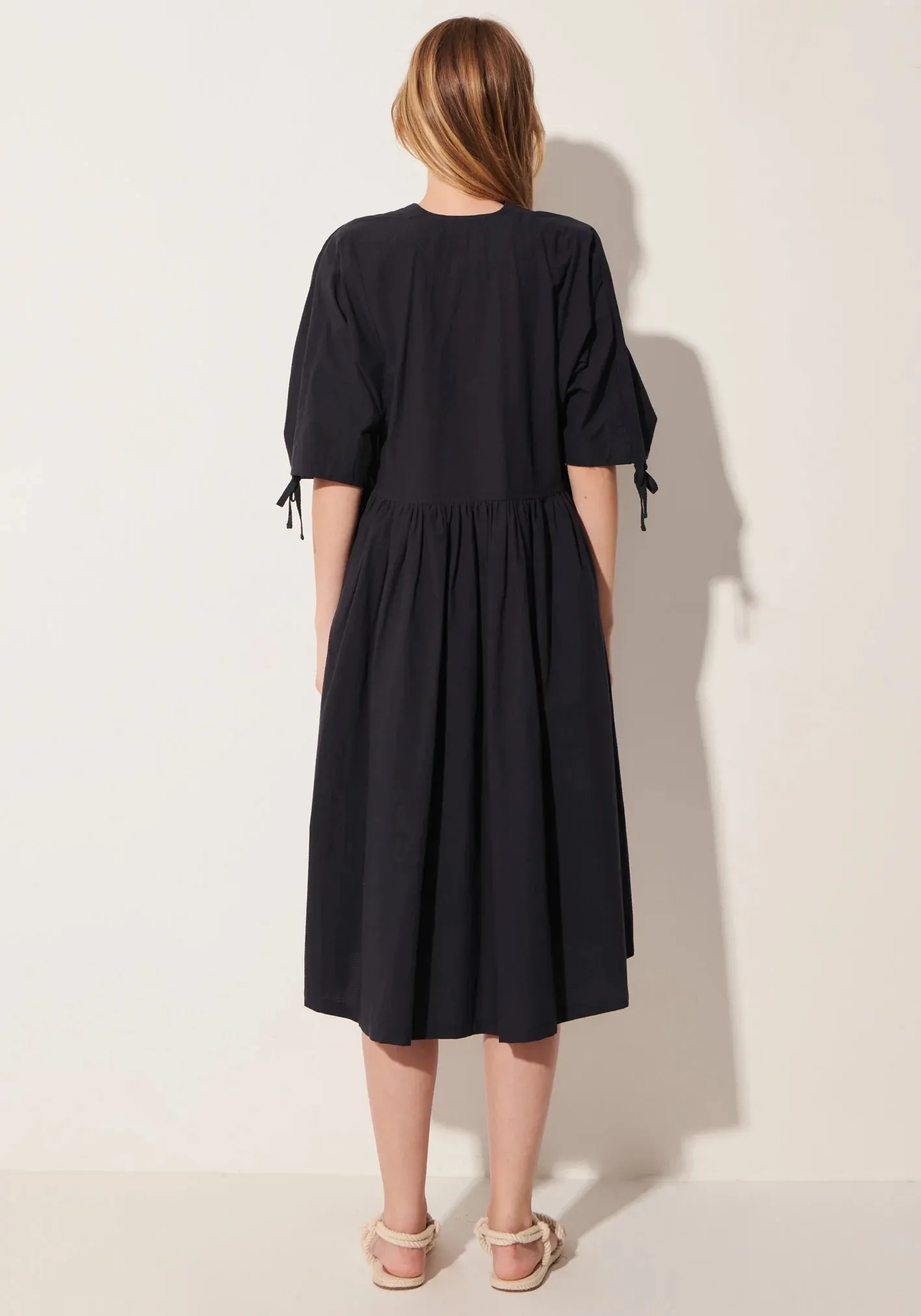 POL Clothing Boulevarde Dress in Ink - Final Sale