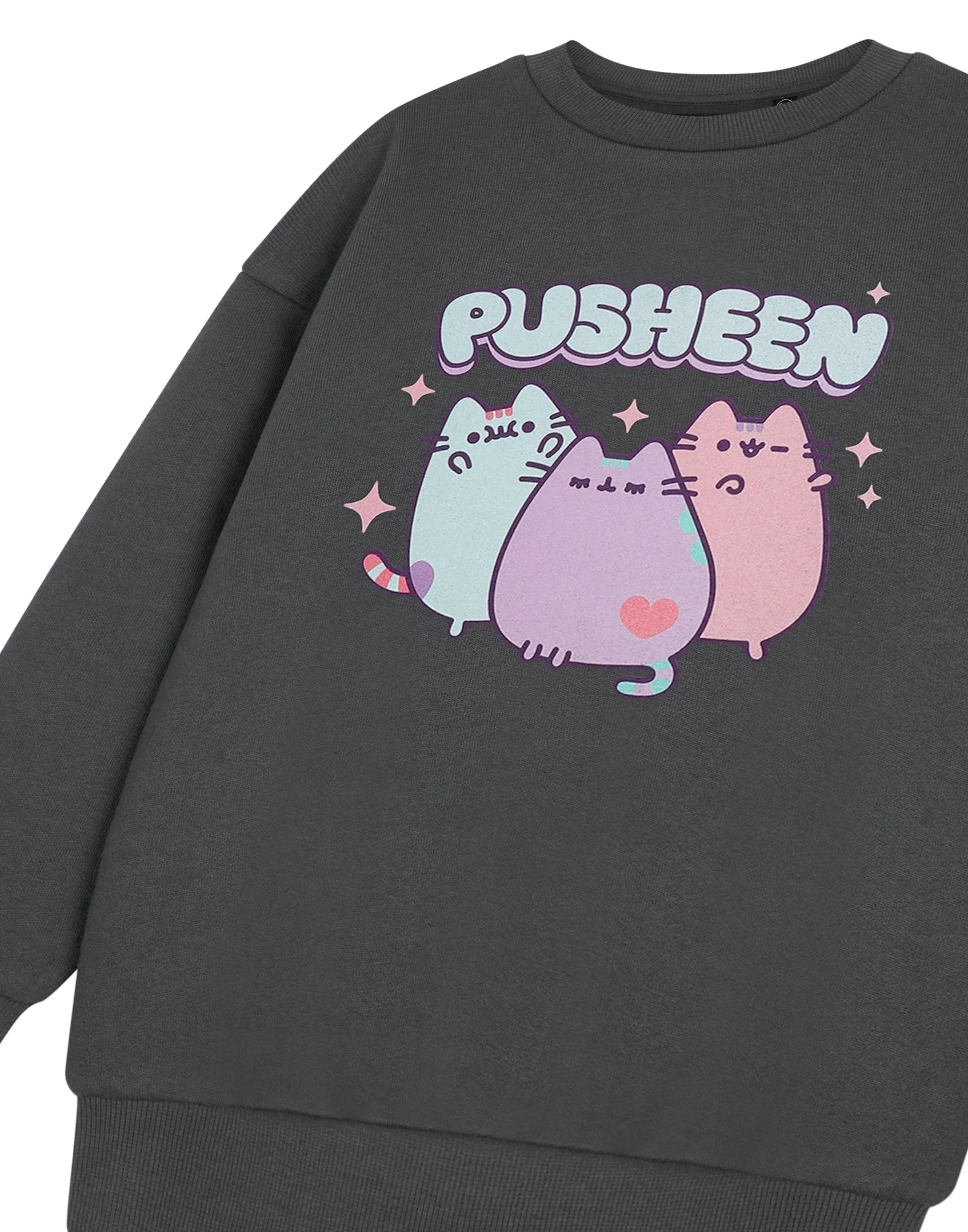 Pusheen Pastel Girls Grey Sweatshirt