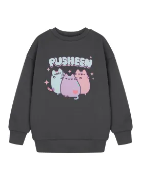 Pusheen Pastel Girls Grey Sweatshirt