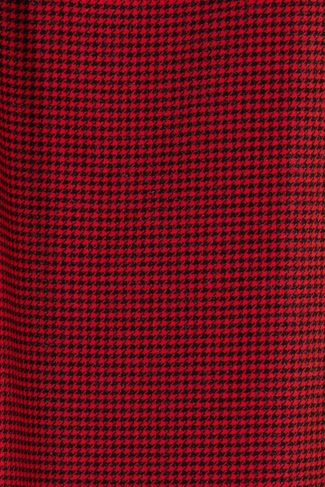 Red Houndstooth Italian Wool/Lurex Woven