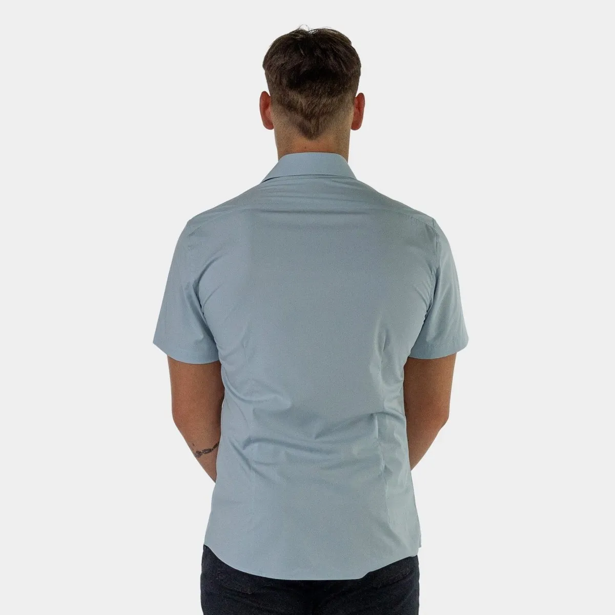 Return Sale - Mint Performance Short Sleeve Shirt - Mint Green