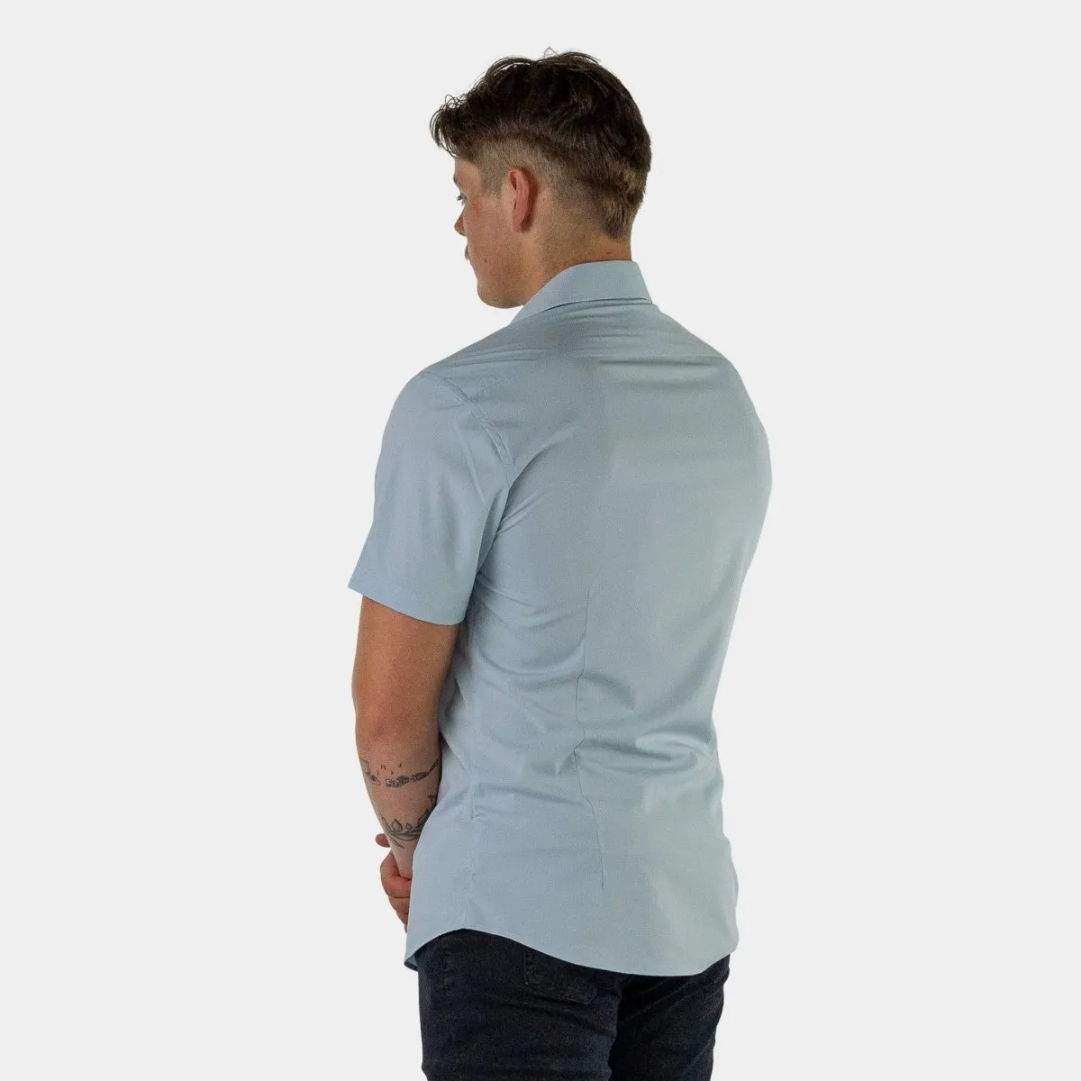 Return Sale - Mint Performance Short Sleeve Shirt - Mint Green