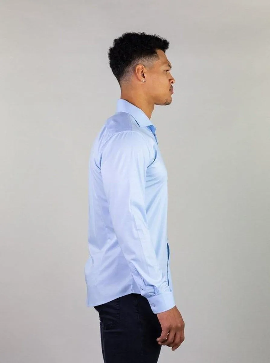 Return Sale - Performance Bamboo Dress Shirt - Sky Blue