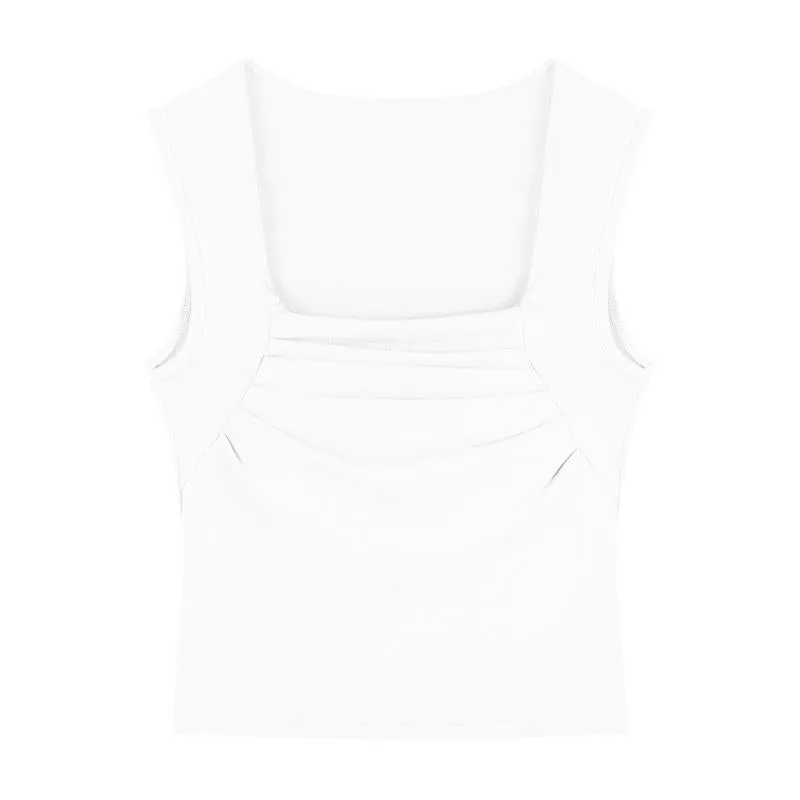 Ribbed Slim-Fit Chest Enhancing Tank Top