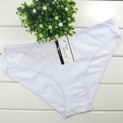 Sale Solid high quality Women Underwear Thongs Ladies Briefs bragas Factory Direct Wholesale Sexy Lace Cotton Women's Panties