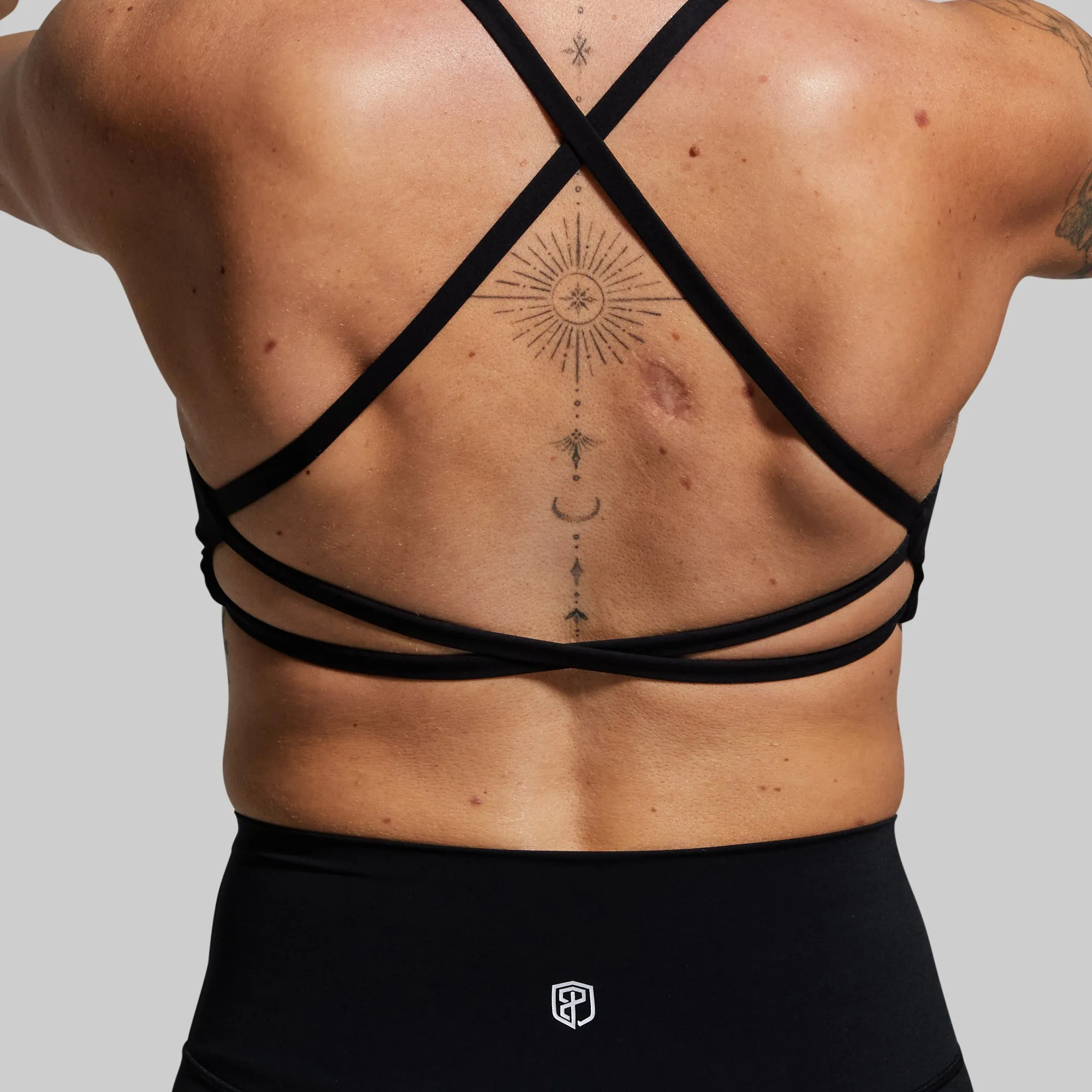 Serenity Sports Bra (Brand Strength-Black)