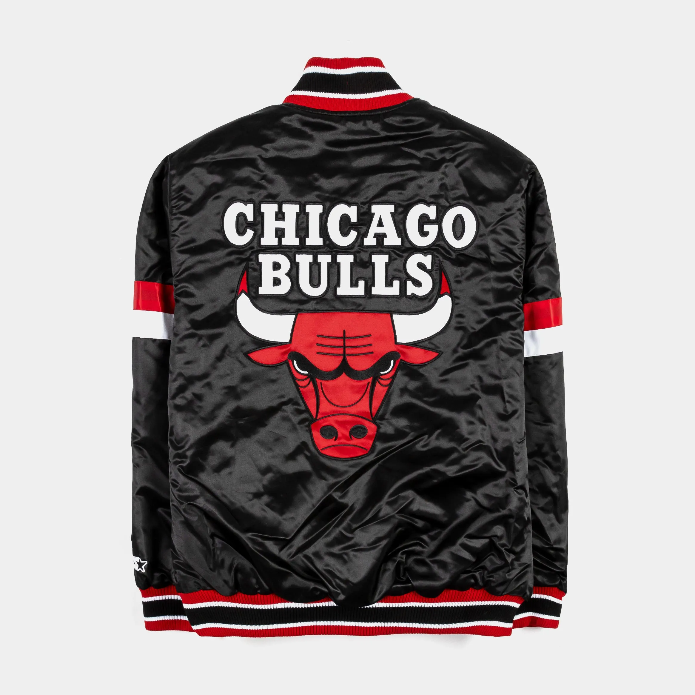 Shoe Palace Exclusive Chicago Bulls Varsity Mens Jacket (Black/Red)