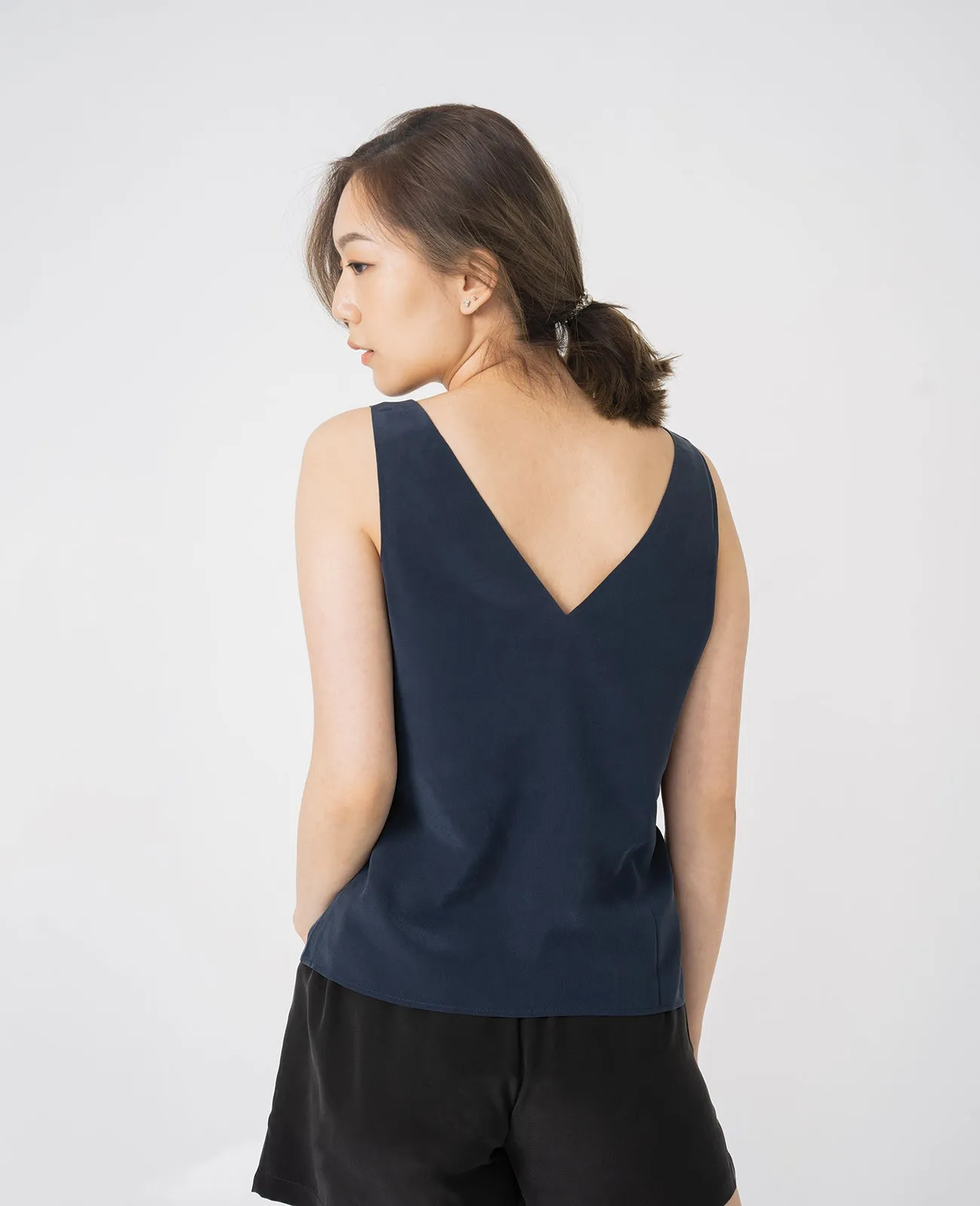 Silk V-Neck Tank