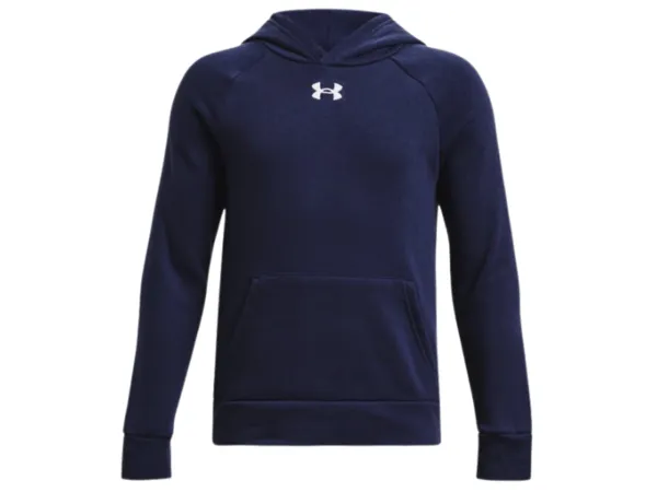 Under Armour Boys Rival Fleece Hoodie (Navy 410)