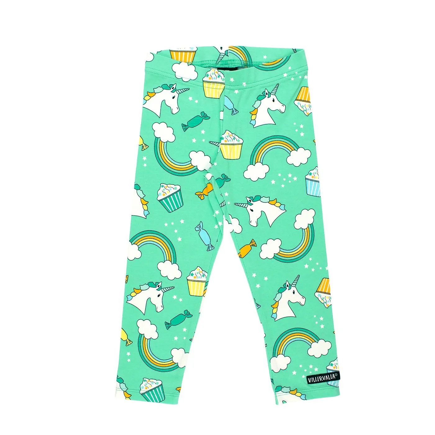 Unicorn Leggings in Pear - 2 Left Size 2-3 & 9-10 years