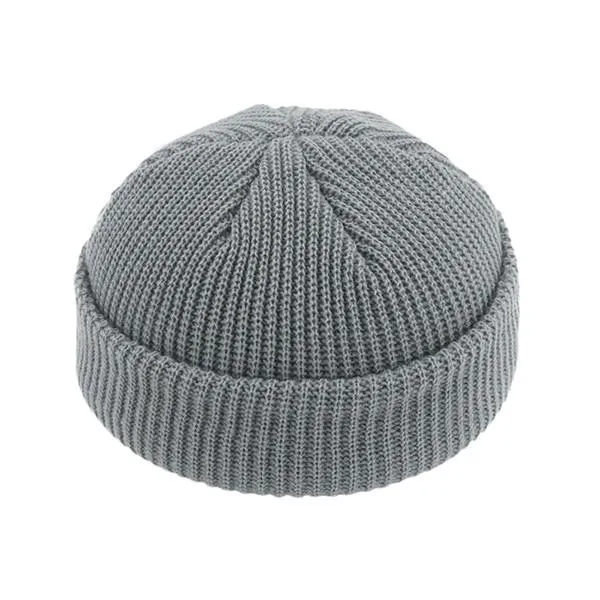 Unisex Winter Warm Knitted Wool Casual Short Beanie Hats