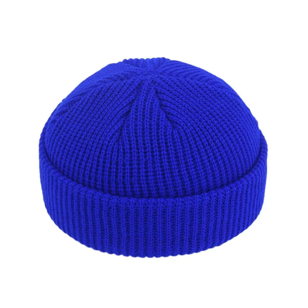 Unisex Winter Warm Knitted Wool Casual Short Beanie Hats