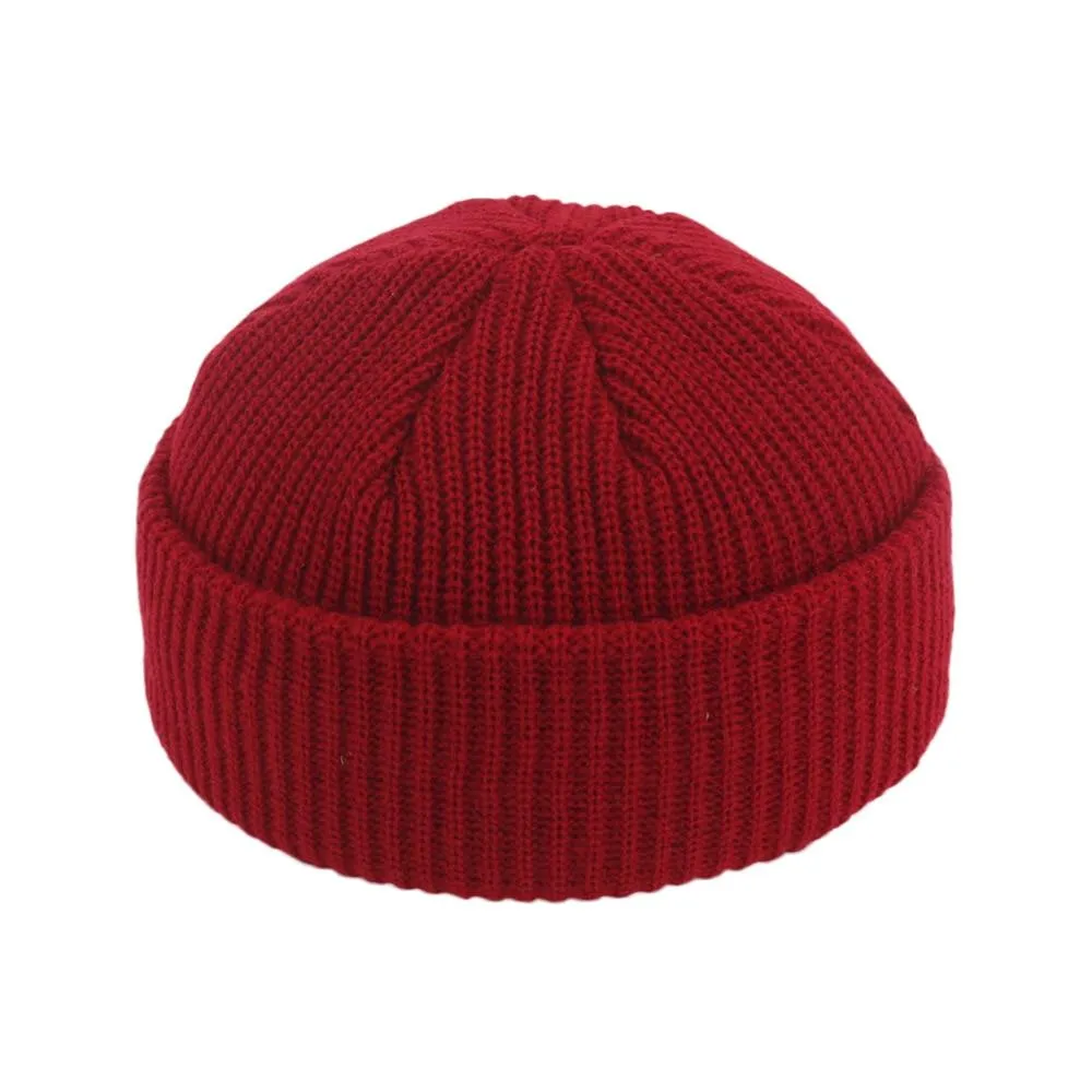 Unisex Winter Warm Knitted Wool Casual Short Beanie Hats