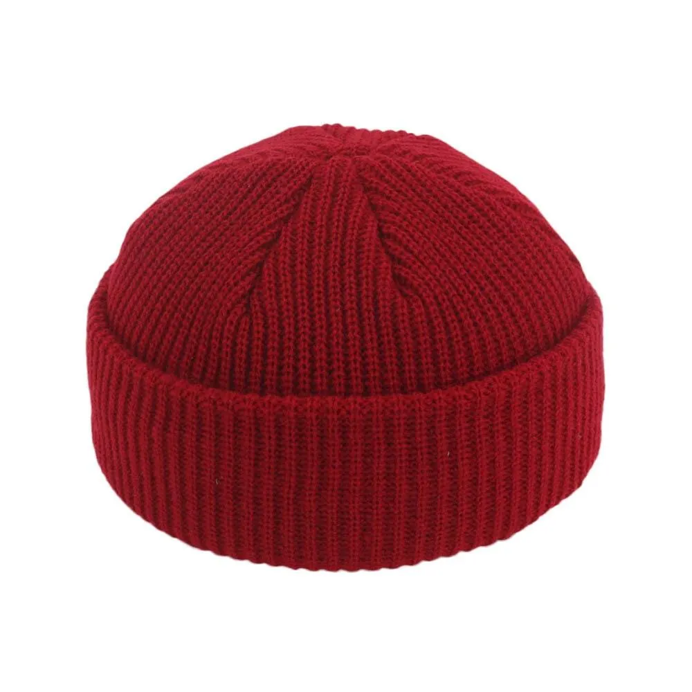 Unisex Winter Warm Knitted Wool Casual Short Beanie Hats