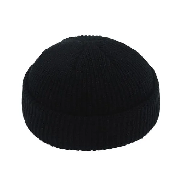 Unisex Winter Warm Knitted Wool Casual Short Beanie Hats