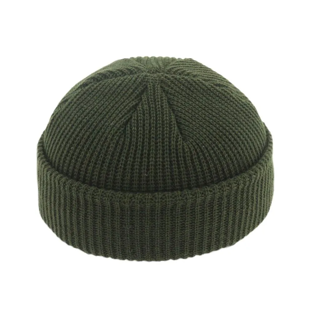 Unisex Winter Warm Knitted Wool Casual Short Beanie Hats