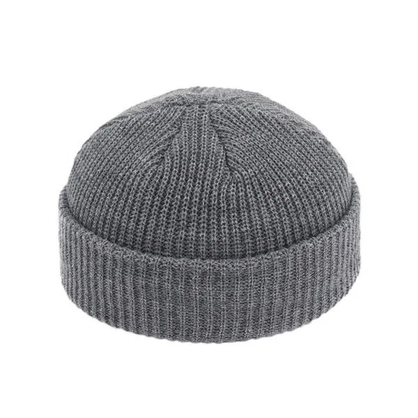 Unisex Winter Warm Knitted Wool Casual Short Beanie Hats