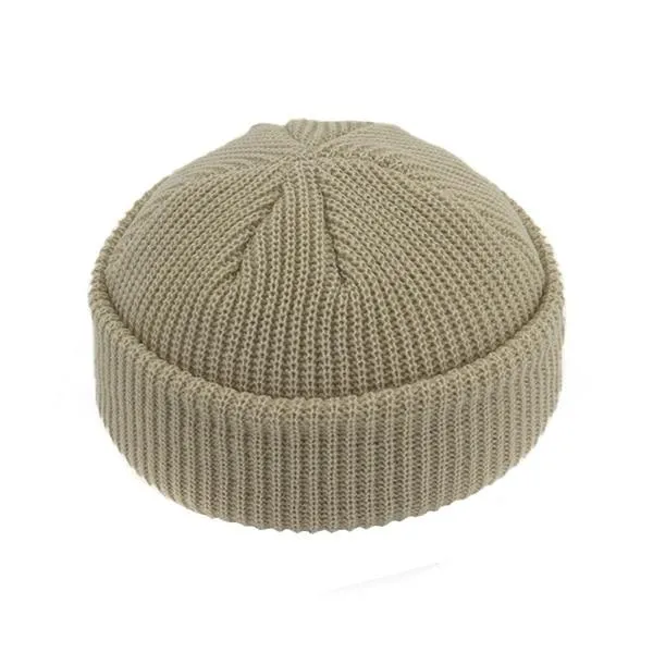 Unisex Winter Warm Knitted Wool Casual Short Beanie Hats