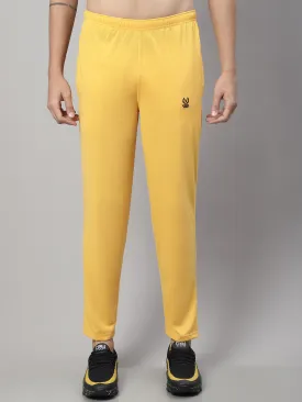 Vimal Jonney Yellow Regular fit Cotton Trackpant for Men