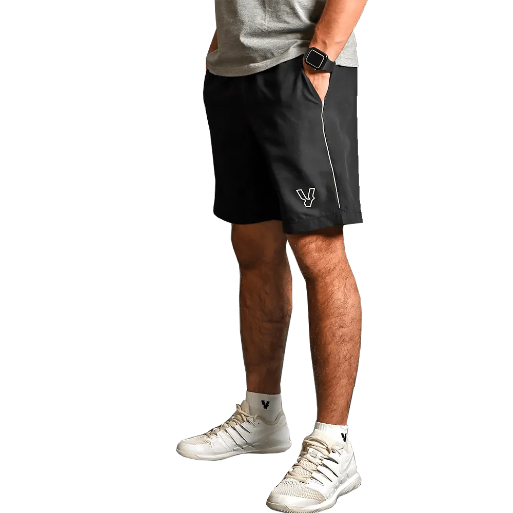 VOLT PERFORMANCE PADEL SHORTS BLACK