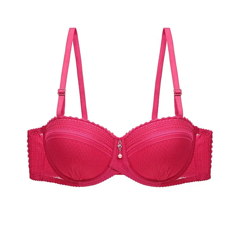 Women Half Cup Push Up Bra Sexy Lace Bra80 85 90 95BC Female Bra