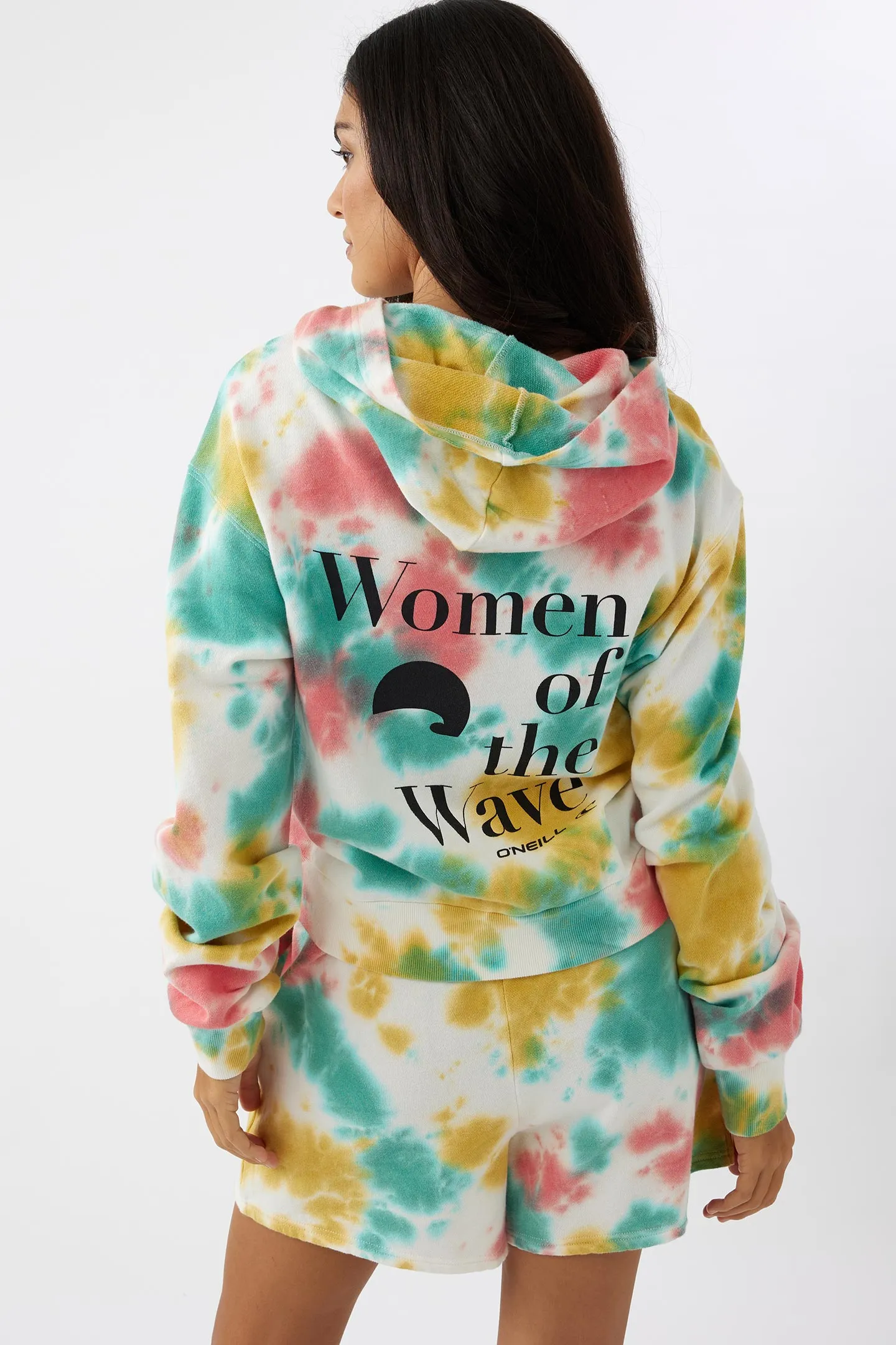 WOMEN OF THE WAVE CURRENTS HOODED PULLOVER