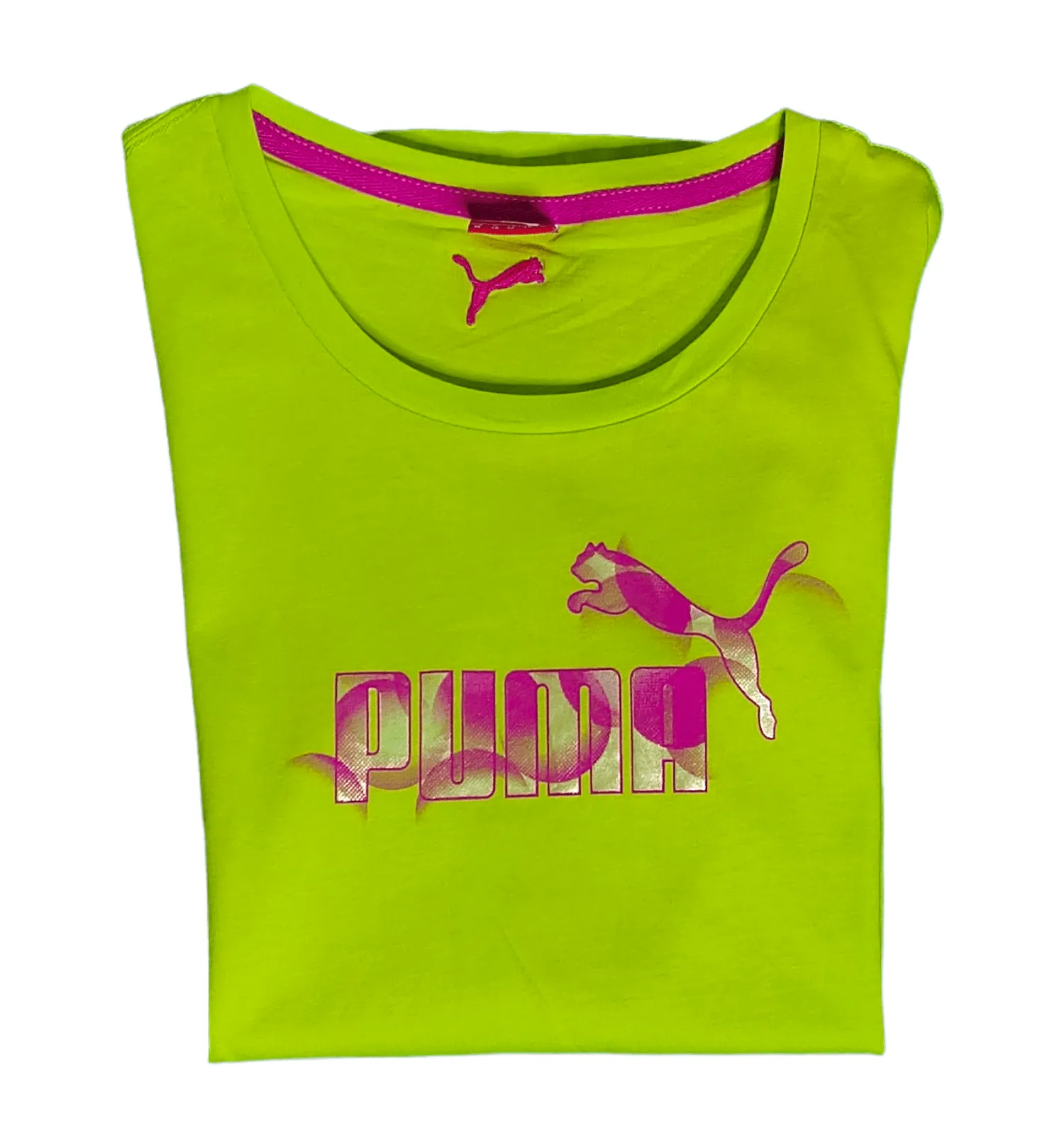 Women Puma Tshirt - Phosphoric Yellow