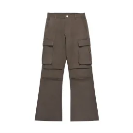 Workwear Multi-pocket Bootleg Pants Men